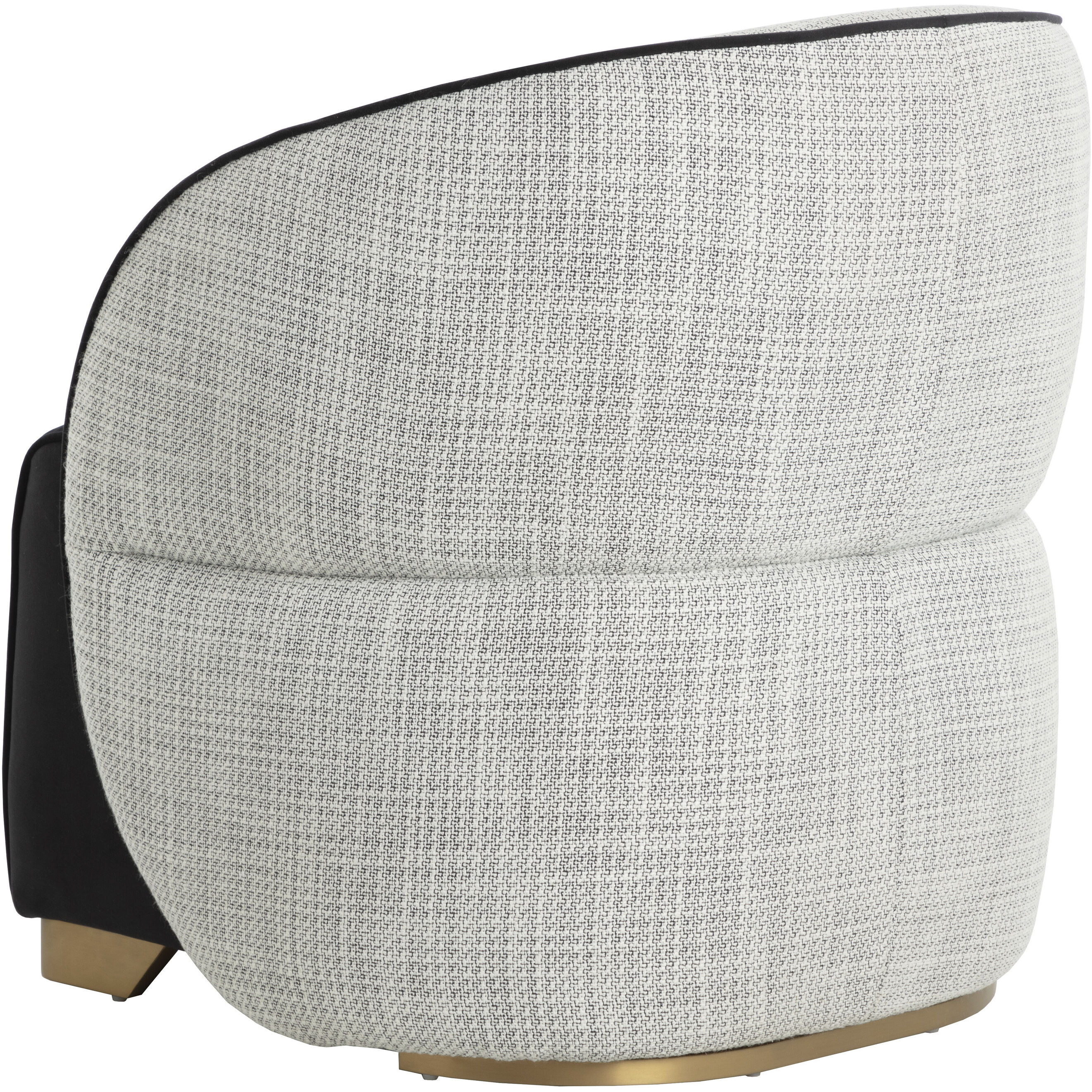 Fatina Abbington Black / Vera White Pepper Lounge Chair